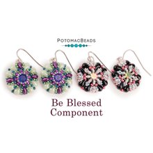 Picture of Accessories, Earring, Jewelry with text POTOMACBEADS Be Blessed Component Be Blessed.