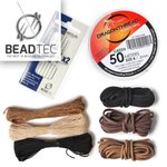 Picture of Rope, Business Card, Text, Brush, Tool with text BEAL NG NEEDLES BEADTEC BY BEADTEC PACK ...