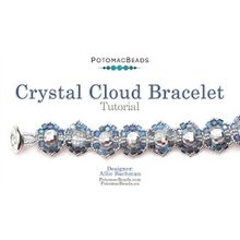 Picture of Accessories, Bracelet, Jewelry, Gemstone with text POTOMACBEADS Crystal Cloud Bracelet Tu...