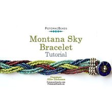 Picture of Accessories, Bracelet, Jewelry, Bead, Smoke Pipe with text POTOMACBEADS Montana Sky Brace...
