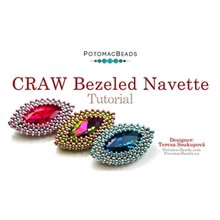 Picture of Accessories, Jewelry, Gemstone, Smoke Pipe with text POTOMACBEADS CRAW Bezeled Navette Tu...