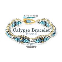 Picture of Accessories, Bracelet, Jewelry, Locket, Pendant with text POTOMACBEADS Calypso Bracelet T...