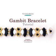 Picture of Accessories, Earring, Jewelry, Bracelet with text POTOMACBEADS Gambit Bracelet Tutorial D...