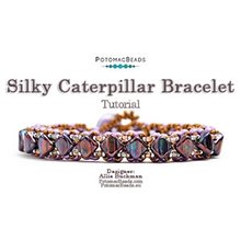 Picture of Accessories, Bracelet, Jewelry with text POTOMACBEADS Silky Caterpillar Bracelet Tutorial...