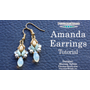 Picture of Accessories, Earring, Jewelry with text POTOMACBEADS Amanda Earrings Tutorial Marissa Val...