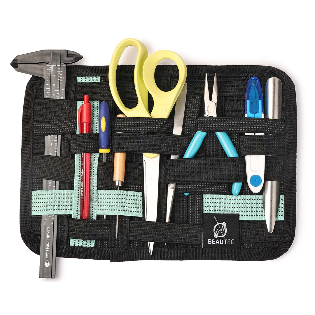 BeadTec Elastic Grid Organizer Seafoam PotomacBeads