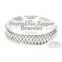 Picture of Accessories, Bracelet, Jewelry with text POTOMACBEADS StormDuo Zipper Bracelet Pattern De...