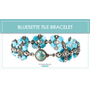 Picture of Accessories, Bracelet, Jewelry, Turquoise with text BLUESETTE TILE BRACELET BLUESETTE TIL...
