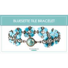 Picture of Accessories, Bracelet, Jewelry, Turquoise with text BLUESETTE TILE BRACELET BLUESETTE TIL...