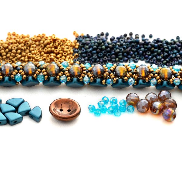 Turkish Delight Bracelet Tutorial | PotomacBeads