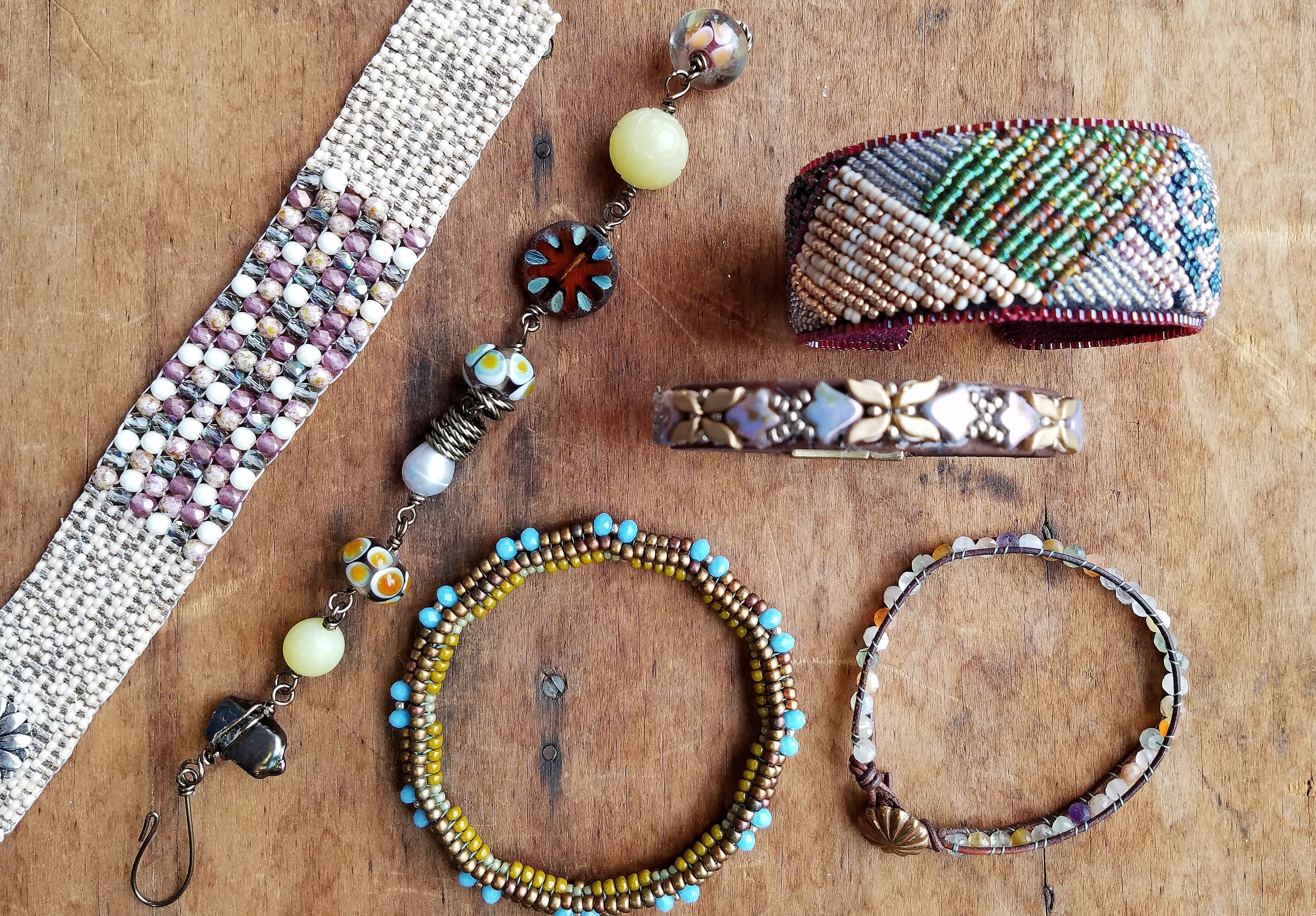 beaded bracelet collection