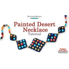 Picture of Accessories, Jewelry, Necklace, Bead with text POTOMACBEADS Painted Desert Necklace Tutor...