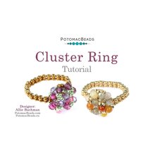 Picture of Accessories, Jewelry, Bracelet, Necklace with text POTOMACBEADS Cluster Ring Tutorial Des...