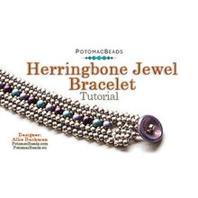 Picture of Accessories, Bracelet, Jewelry, Necklace with text POTOMACBEADS Herringbone Jewel Bracele...