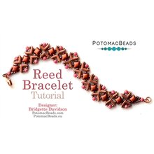 Picture of Accessories, Advertisement, Bead, Jewelry with text POTOMACBEADS Reed Bracelet Tutorial D...