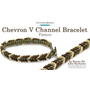 Picture of Accessories, Bracelet, Jewelry with text POTOMACBEADS Chevron V Channel Bracelet Pattern ...