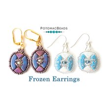Picture of Accessories, Earring, Jewelry, Necklace, Gemstone with text POTOMACBEADS Frozen Earrings ...