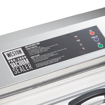 PRO2600 Vacuum Sealer Stainless Steel Finish