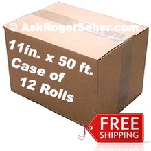 Case Pack of (12) Rolls of 11 in. x50 ft. Vacuum Sealer Bagging  ** FREE Shipping **
***** In Stock, Ready to Ship *****