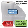 11x50 vacuum sealer rolls 3 roll value pack