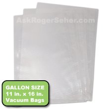 11x16 in. Vacuum Sealer Bags,100 bags per box.
**** In Stock Ready to Ship *****