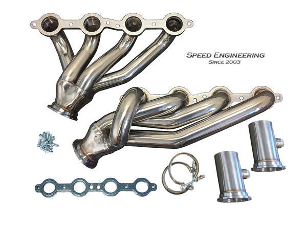 thumbnail interactive-video image 1 of Gearhead Stainless Steel Long Tube Headers For Chevy GMC Truck LS Swap | LS1 LS2 LS3 LS6 6.0 6.2 1 of 4