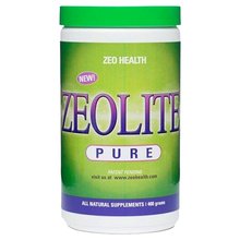 Zeolite powder with included measuring scoop