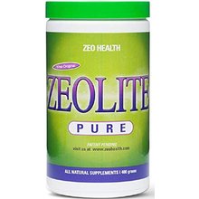Zeolite powder with included measuring scoop