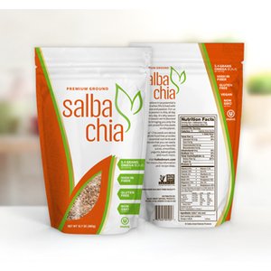 Salba Chia Premium Ground - 6.4oz bag. Approximately 12 servings.