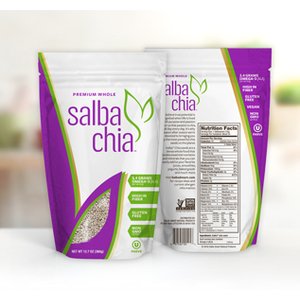 Salba Chia Premium Whole Seed - 12.7oz bag. Approximately 24 servings.