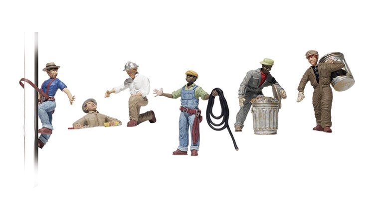 Woodland Scenics A2123 N Dock Workers - Kjb Models