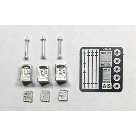 thumbnail image 2 of HO Scale Oil Column Kit For Model Railroad By Century Foundry (2120) Showcase Miniatures 2 of 3