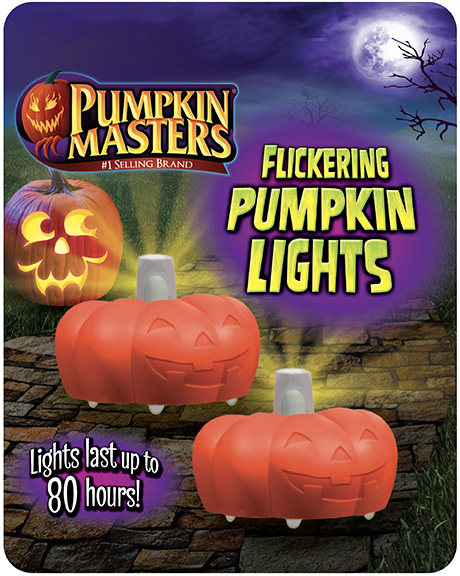 Pumpkin Masters Flickering Pumpkin Lights