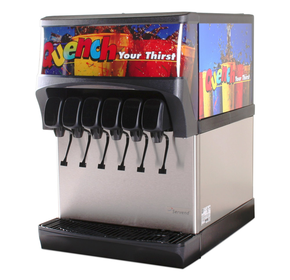 NEW 6-Flavor Counter Electric Soda Fountain System (61036)