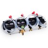Four syrup pumps w/ secondary regulator