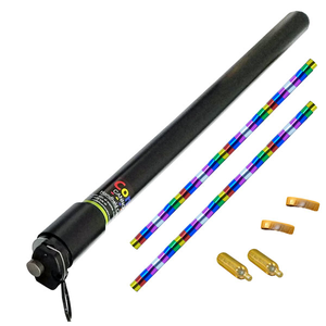 handheld streamer cannon with metallic streamers