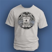 Strokeland Record Label T-Shirt, Grey - Size XL