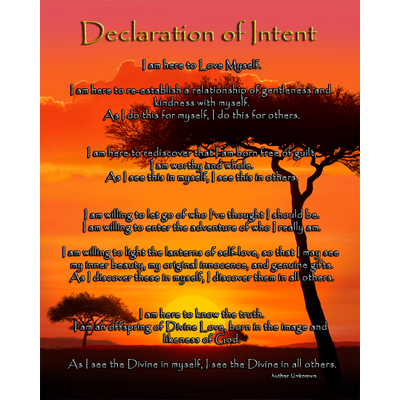 Art: Declaration of Intent - Savanna Edition