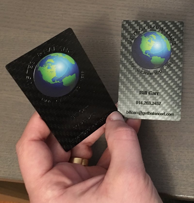 Carbon Fiber Business Cards by Carbon Fiber Designs