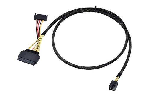SFF 8643 to SFF-8639 (U.2) w/ 15P Power Cable