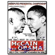 Mr. Brainwash "Obama Vs. McCain" Signed Screen Print