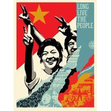 Obey Giant "Long Live The People" Signed Screen Print
