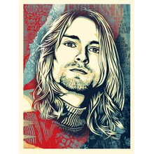Obey Giant "Kurt Cobain - Endless Nameless" Signed Screen Print