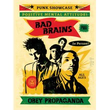 Obey Giant "Bad Brains '16" Signed Screen Print
