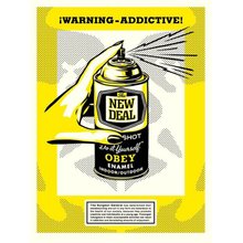 Obey Giant "Warning Addictive!"