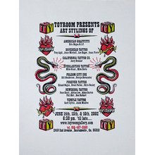 Toyroom "Tattoo Show" Poster - White Paper