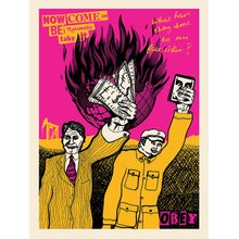 Obey Giant "Be Reasonable" Signed Screen Print