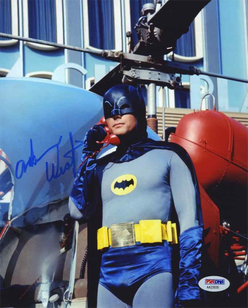 Adam West as Batman Signed 8x10 Photo Certified Authentic PSA/DNA COA